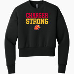 MEMORIAL HIGH SCHOOL CHARGERS <span class="pdp-name-mascot">MEMORIAL CHARGERS</span> Next Level Apparel Women's Heavyweight Sweatshirt Front Thumbnail