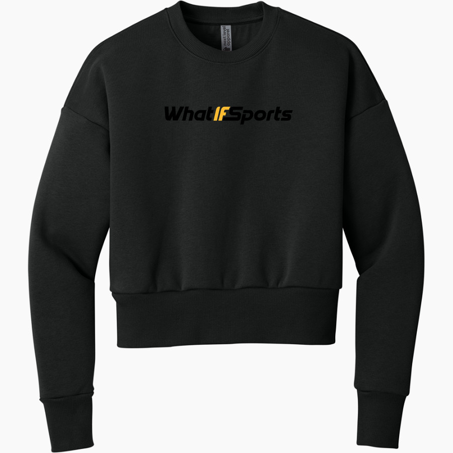 WHATIFSPORTS <span class="pdp-name-mascot">WHATIFSPORTS</span> Next Level Apparel Women's Heavyweight Sweatshirt