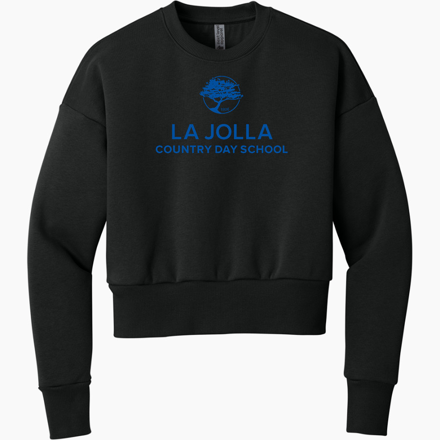 LA JOLLA COUNTRY DAY SCHOOL <span class="pdp-name-mascot">LA JOLLA TORREYS</span> Next Level Apparel Women's Heavyweight Sweatshirt