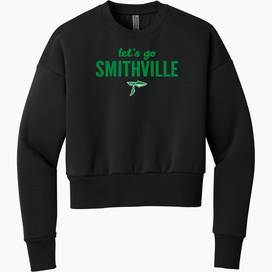 SMITHVILLE R-2 HIGH SCHOOL WARRIORS <span class="pdp-name-mascot">SMITHVILLE WARRIORS</span> Next Level Apparel Women's Heavyweight Sweatshirt