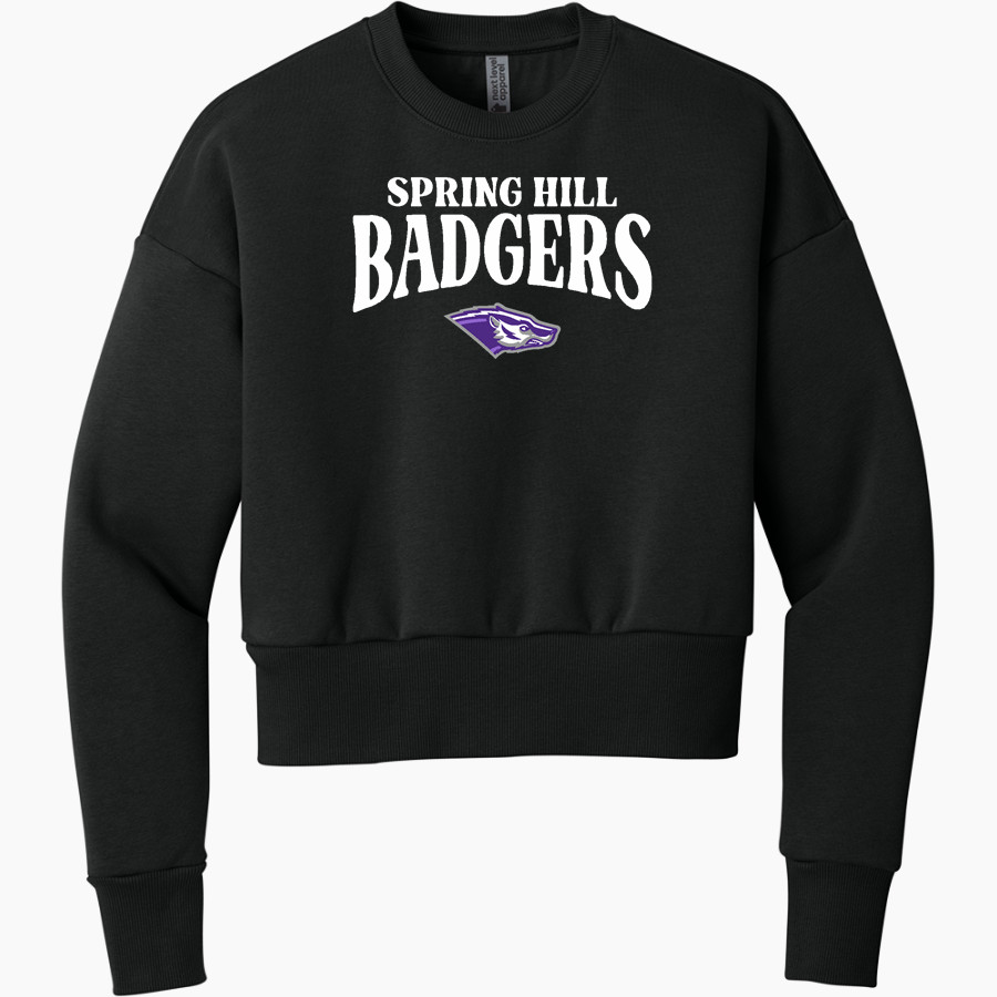 Spring Hill Badgers <span class="pdp-name-mascot">Spring Hill Badgers</span> Next Level Apparel Women's Heavyweight Sweatshirt
