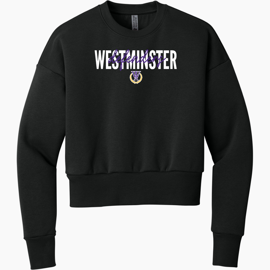 Westminster Defenders <span class="pdp-name-mascot">Westminster Defenders</span> Next Level Apparel Women's Heavyweight Sweatshirt