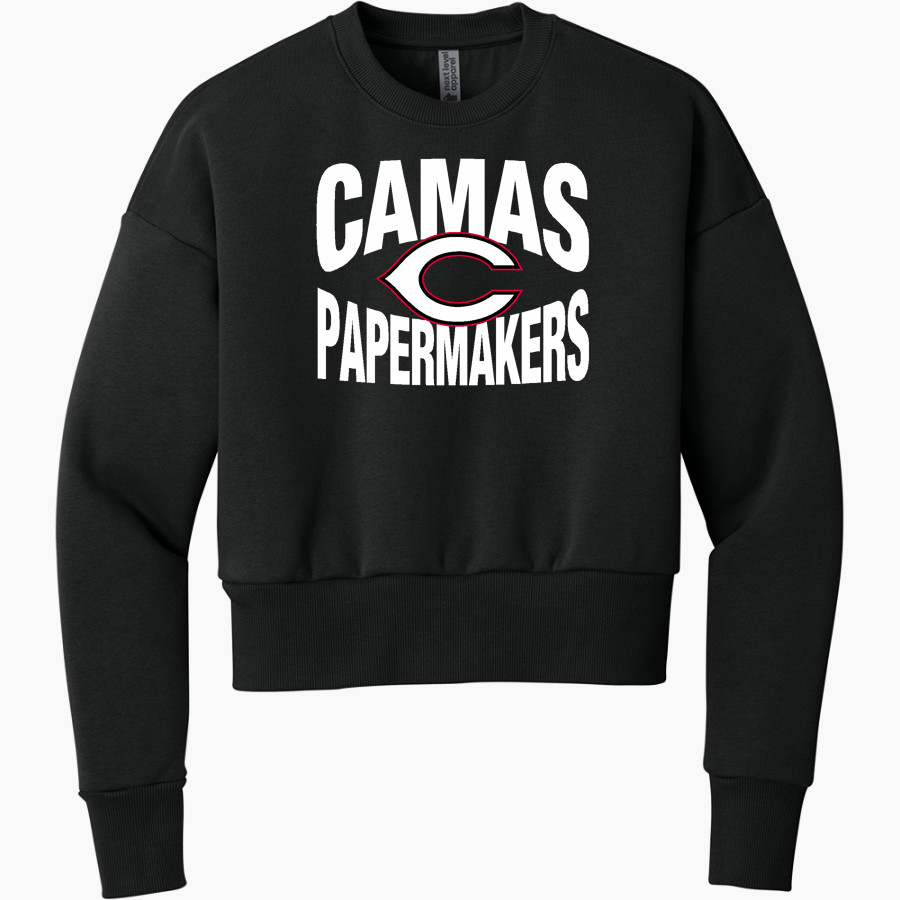CAMAS PAPERMAKERS The Official Online Store <span class="pdp-name-mascot">CAMAS PAPERMAKERS</span> Next Level Apparel Women's Heavyweight Sweatshirt