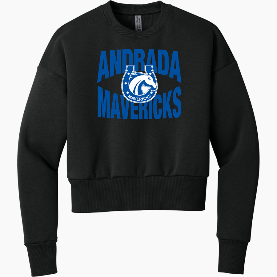 Andrada Mavericks Online Store Next Level Apparel Women's Heavyweight Sweatshirt
