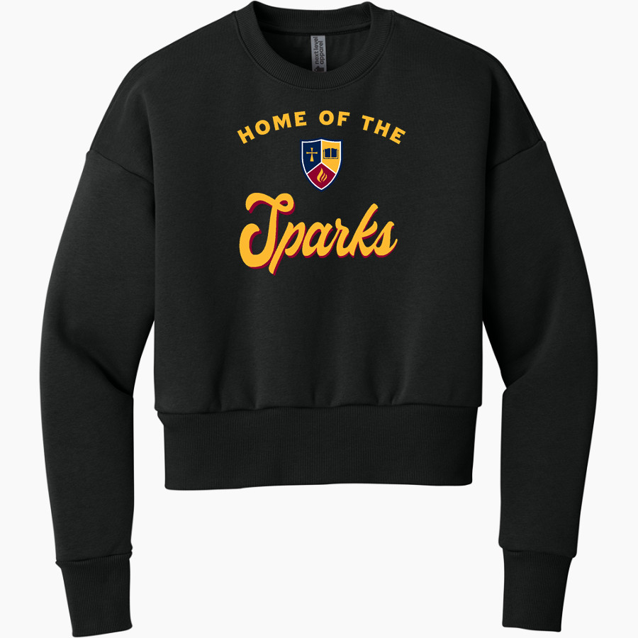 Embers Academy Sparks Next Level Apparel Women's Heavyweight Sweatshirt