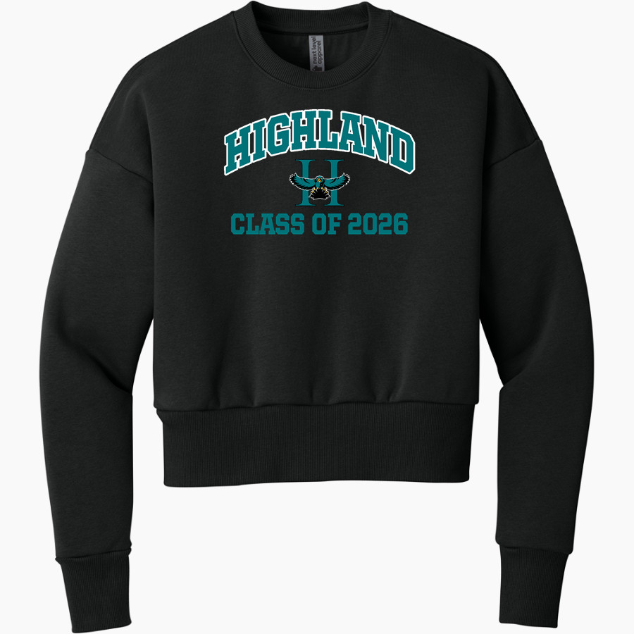 Highland Hawks <span class="pdp-name-mascot">Highland Hawks</span> Next Level Apparel Women's Heavyweight Sweatshirt
