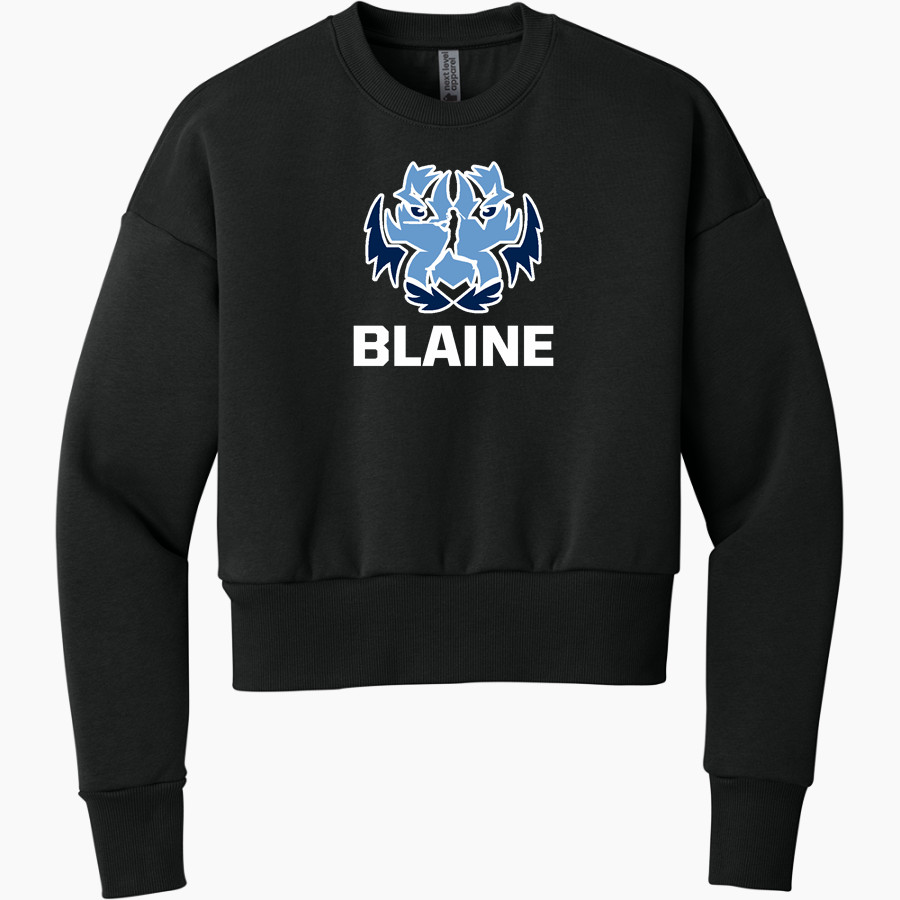 Blaine Bengals <span class="pdp-name-mascot">Blaine Bengals</span> Next Level Apparel Women's Heavyweight Sweatshirt