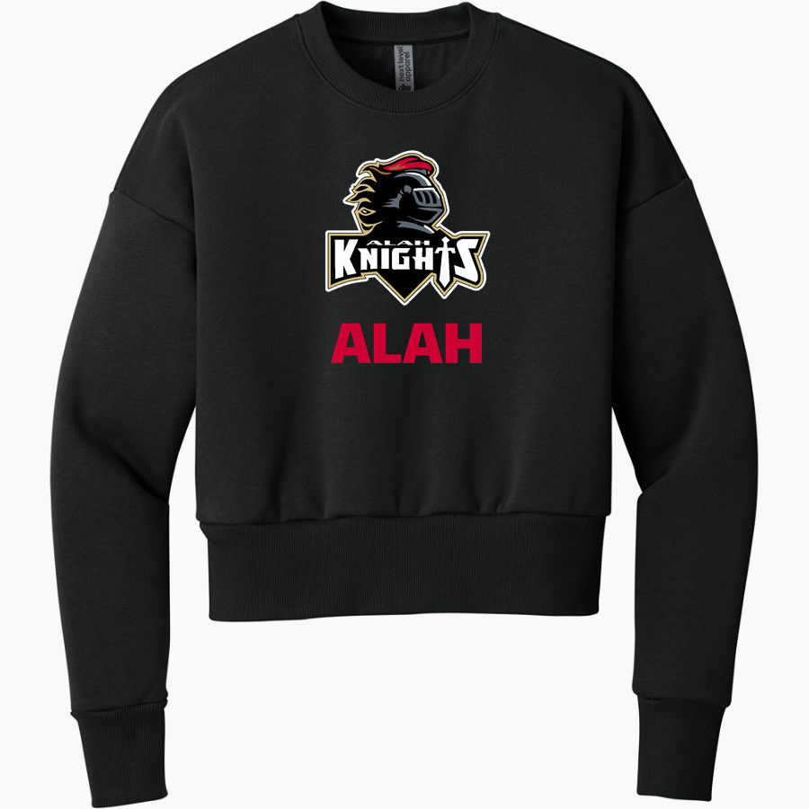 ALAH HIGH SCHOOL KNIGHTS <span class="pdp-name-mascot">ARTHUR KNIGHTS</span> Next Level Apparel Women's Heavyweight Sweatshirt