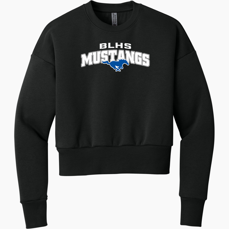 BLHS Mustangs <span class="pdp-name-mascot">BLHS Mustangs</span> Next Level Apparel Women's Heavyweight Sweatshirt