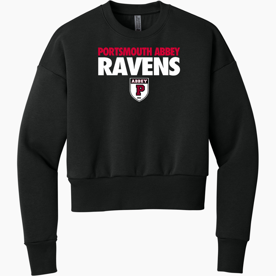 PORTSMOUTH ABBEY SCHOOL RAVENS <span class="pdp-name-mascot">PORTSMOUTH ABBEY RAVENS</span> Next Level Apparel Women's Heavyweight Sweatshirt