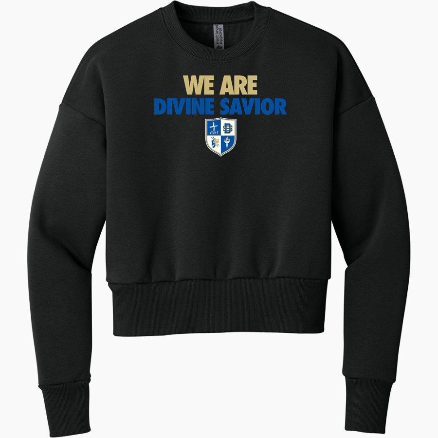 Divine Savior Academy Sharks Next Level Apparel Women's Heavyweight Sweatshirt