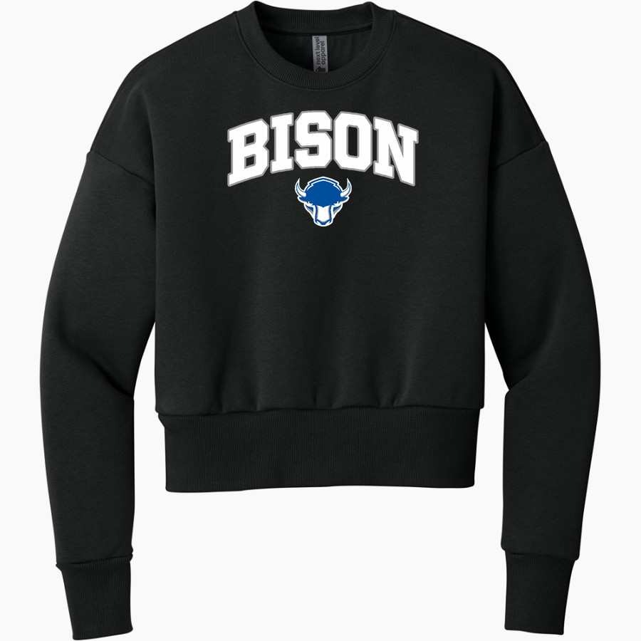 Shaker Bison <span class="pdp-name-mascot">Shaker Bison</span> Next Level Apparel Women's Heavyweight Sweatshirt