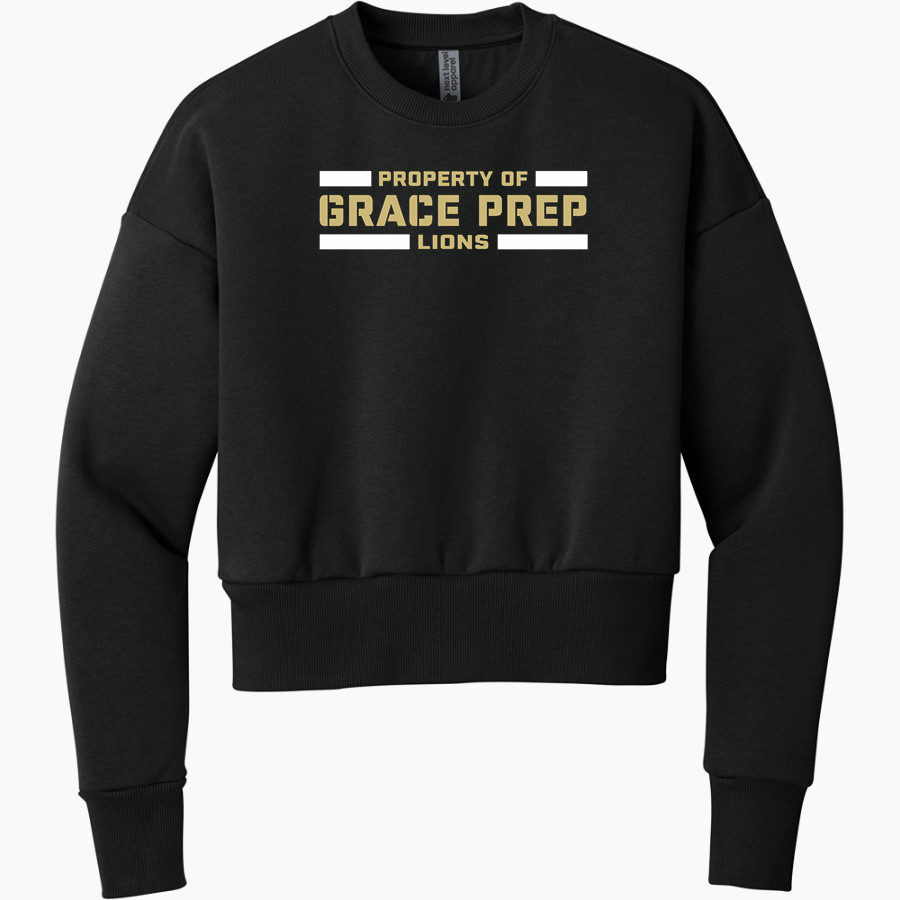 GRACE PREP ACADEMY LIONS <span class="pdp-name-mascot">GRACE LIONS</span> Next Level Apparel Women's Heavyweight Sweatshirt