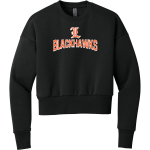 LESLIE HIGH SCHOOL BLACKHAWKS <span class="pdp-name-mascot">LESLIE BLACKHAWKS</span> Next Level Apparel Women's Heavyweight Sweatshirt Front Thumbnail