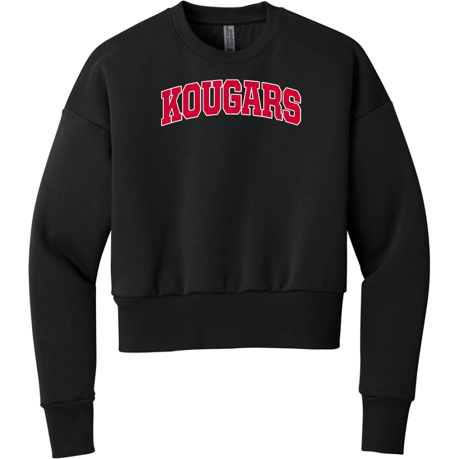 Kankakee Valley Kougars Kougars <span class="pdp-name-mascot">Kankakee Valley Kougars Kougars</span> Next Level Apparel Women's Heavyweight Sweatshirt