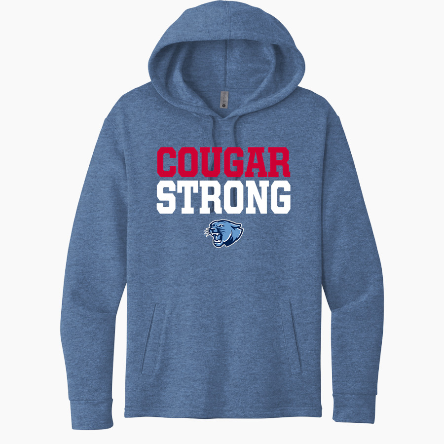 CROW HIGH SCHOOL Cougars Online Store <span class="pdp-name-mascot">CROW COUGARS</span> Next Level Apparel Unisex Malibu Pullover Hoodie