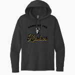 HIGHLAND HIGH SCHOOL HUSKIES Next Level Apparel Unisex Malibu Pullover Hoodie Front Thumbnail