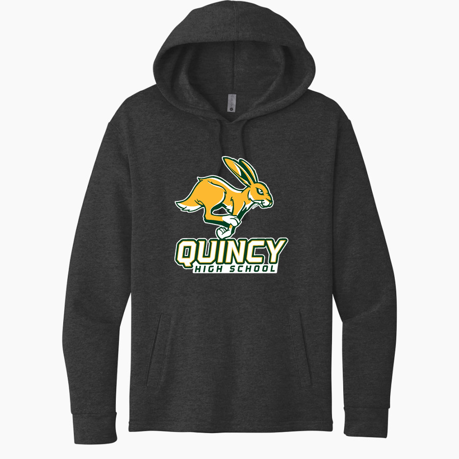 QUINCY HIGH SCHOOL JACKS <span class="pdp-name-mascot">QUINCY JACKRABBITS</span> Next Level Apparel Unisex Malibu Pullover Hoodie