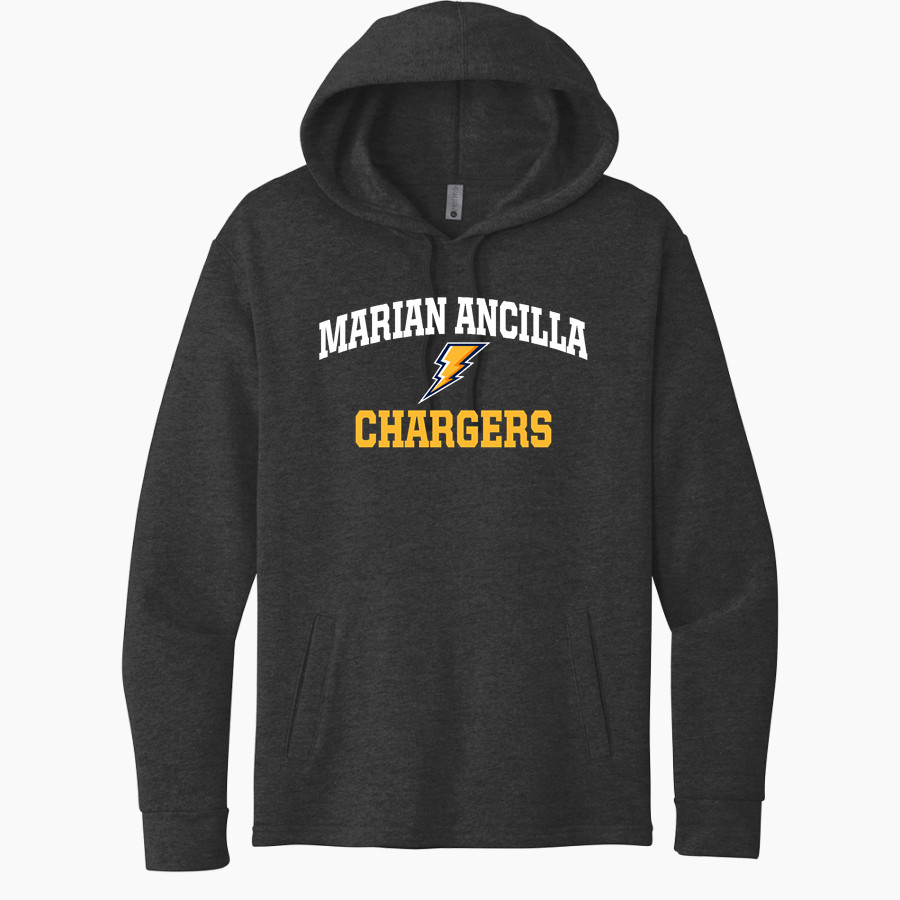 Marian Ancilla Chargers Next Level Apparel Unisex Malibu Pullover Hoodie