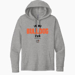 WATERLOO HIGH SCHOOL BULLDOGS <span class="pdp-name-mascot">WATERLOO BULLDOGS</span> Next Level Apparel Unisex Malibu Pullover Hoodie Front Thumbnail