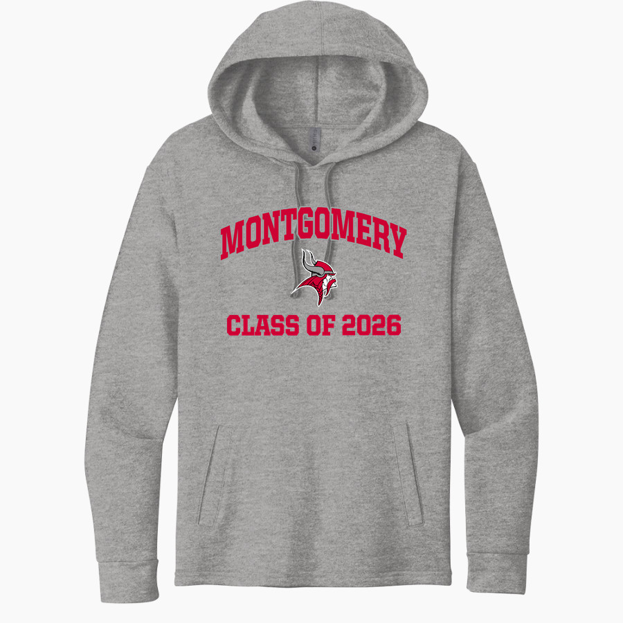 Montgomery Vikings <span class="pdp-name-mascot">Montgomery High School Vikings</span> Next Level Apparel Unisex Malibu Pullover Hoodie