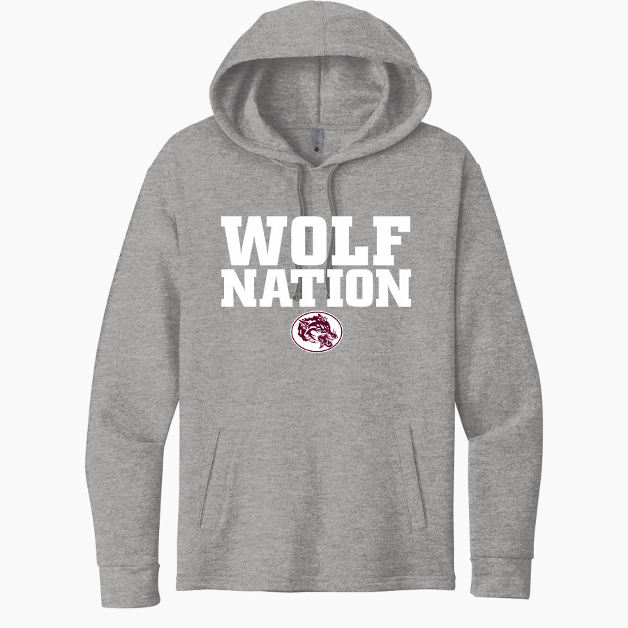 WINNECONNE HIGH SCHOOL WOLVES <span class="pdp-name-mascot">WINNECONNE WOLVES</span> Next Level Apparel Unisex Malibu Pullover Hoodie