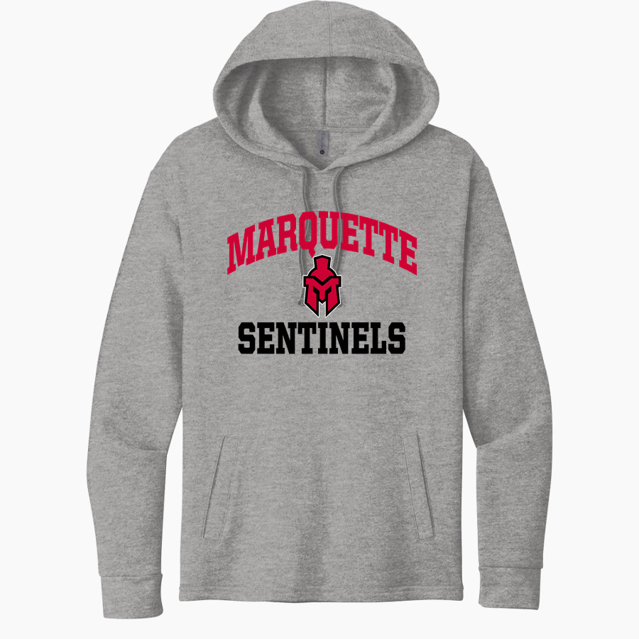 Marquette Sentinels Next Level Apparel Unisex Malibu Pullover Hoodie