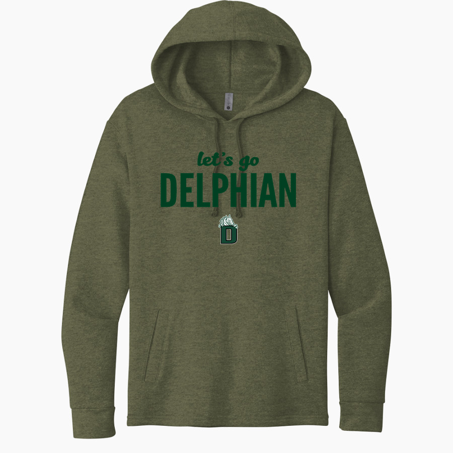 Delphian Dragons <span class="pdp-name-mascot">Delphian Dragons</span> Next Level Apparel Unisex Malibu Pullover Hoodie