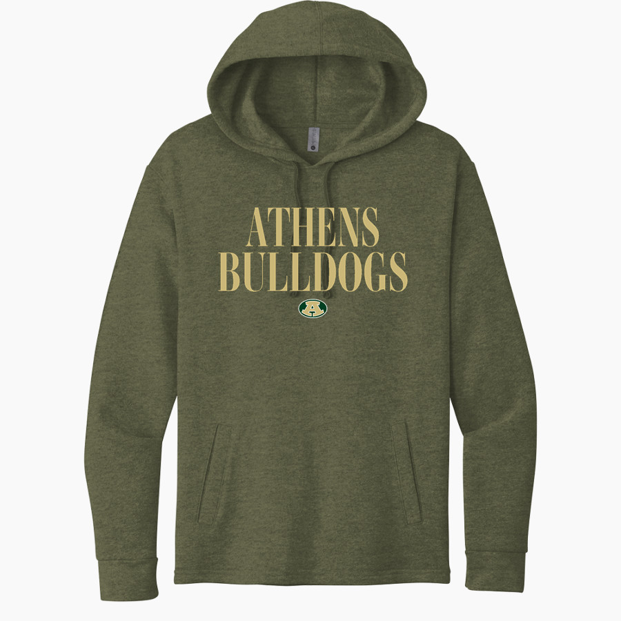 ATHENS HIGH SCHOOL BULLDOGS Next Level Apparel Unisex Malibu Pullover Hoodie