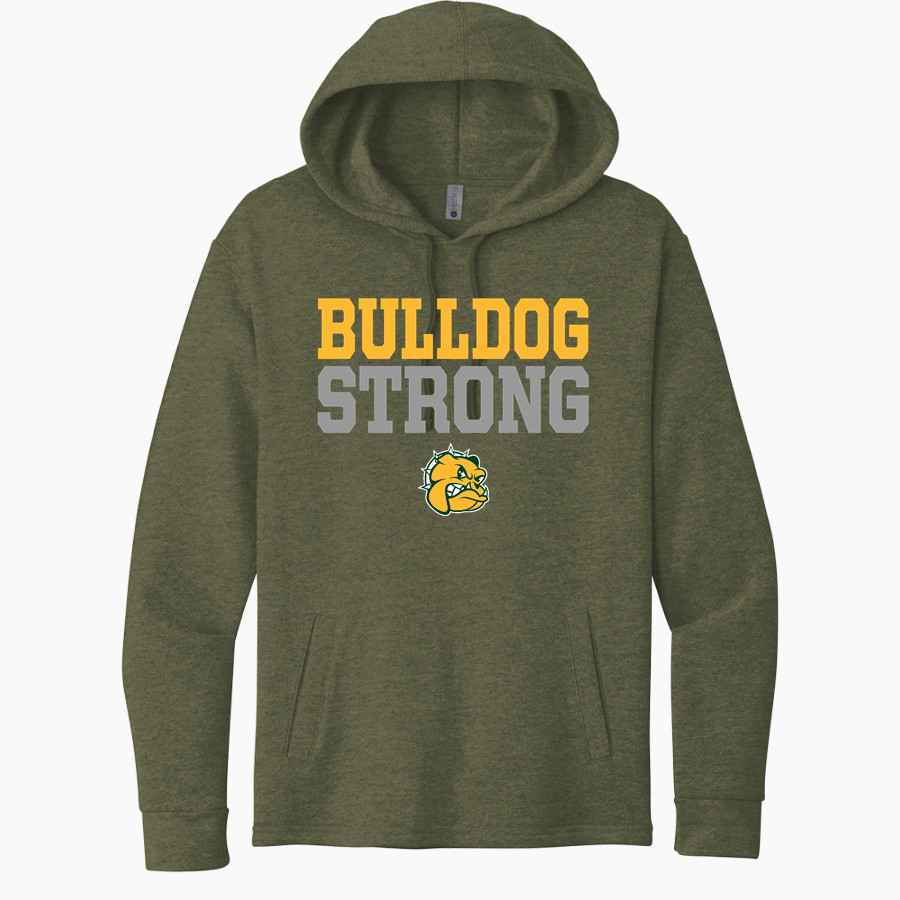 Wilberforce Bulldogs Next Level Apparel Unisex Malibu Pullover Hoodie
