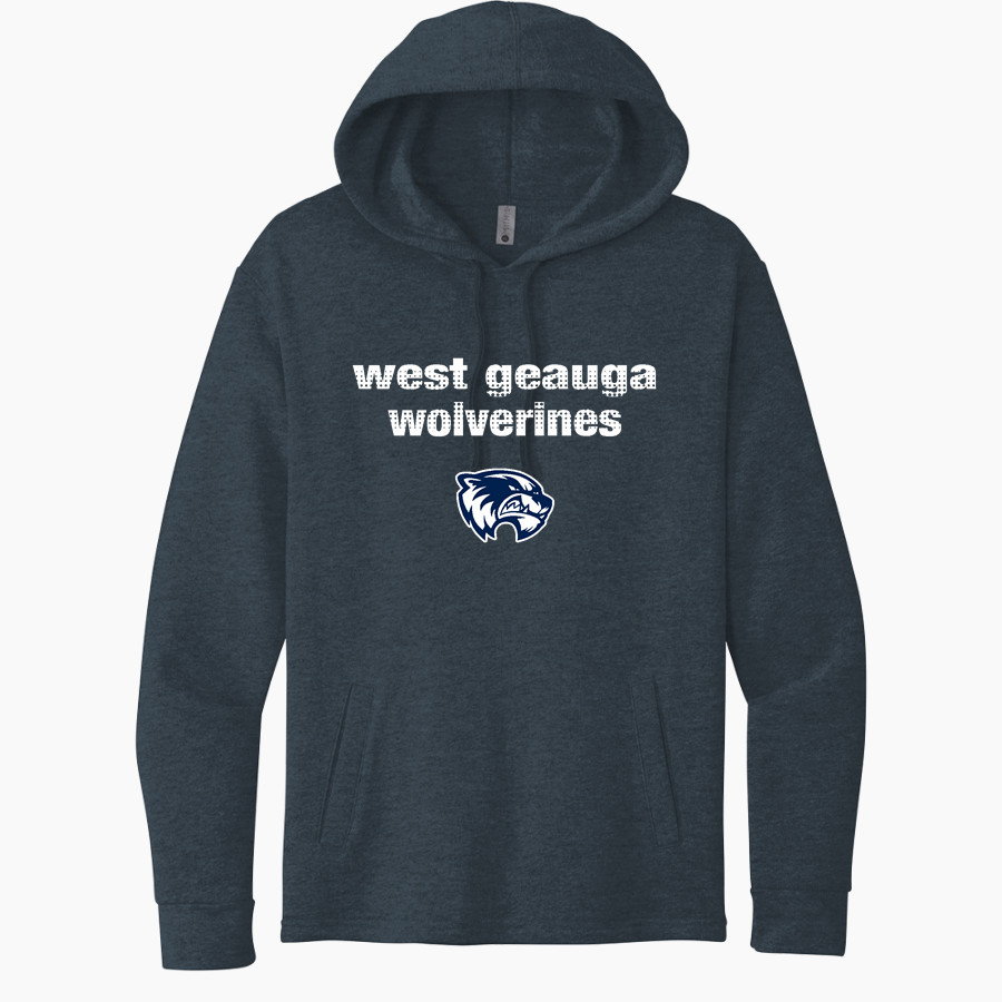 WEST GEAUGA HIGH SCHOOL WOLVERINES ONLINE STORE <span class="pdp-name-mascot">WEST GEAUGA WOLVERINES</span> Next Level Apparel Unisex Malibu Pullover Hoodie