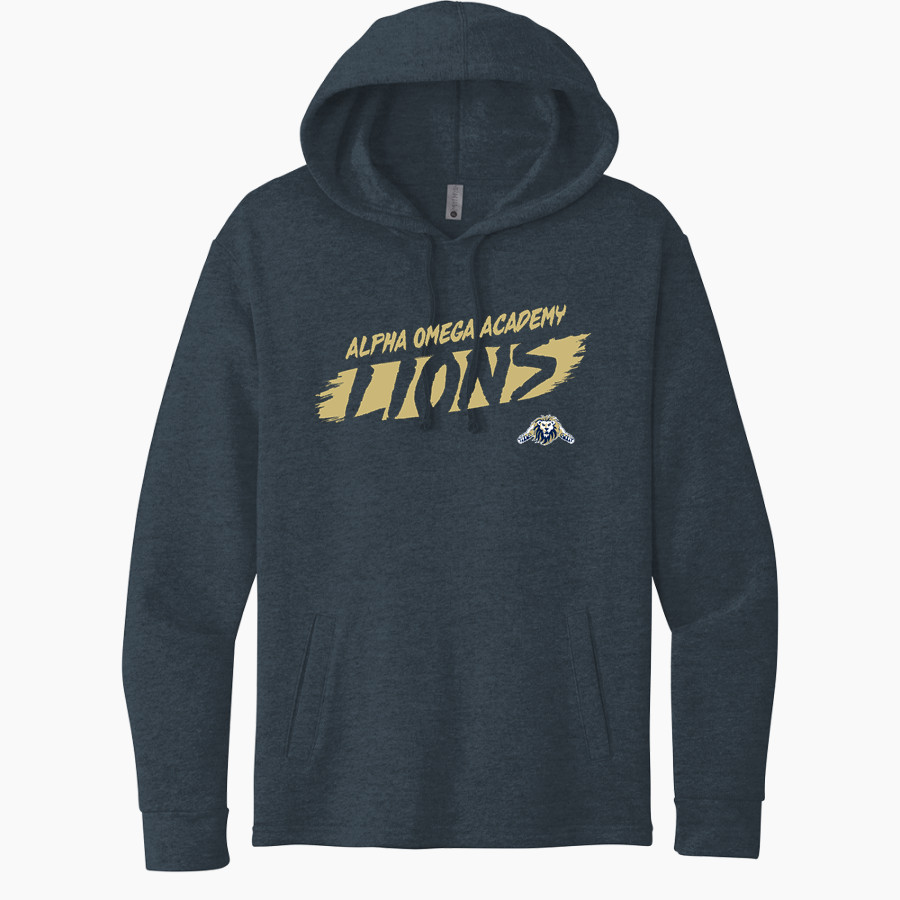 ALPHA OMEGA ACADEMY LIONS <span class="pdp-name-mascot">ALPHA OMEGA ACADEMY LIONS</span> Next Level Apparel Unisex Malibu Pullover Hoodie