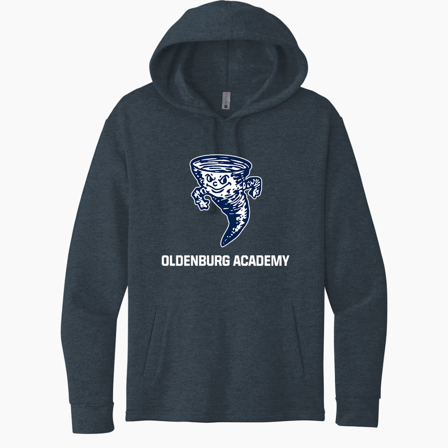OLDENBURG ACADEMY TWISTERS <span class="pdp-name-mascot">OLDENBURG ACADEMY TWISTERS</span> Next Level Apparel Unisex Malibu Pullover Hoodie