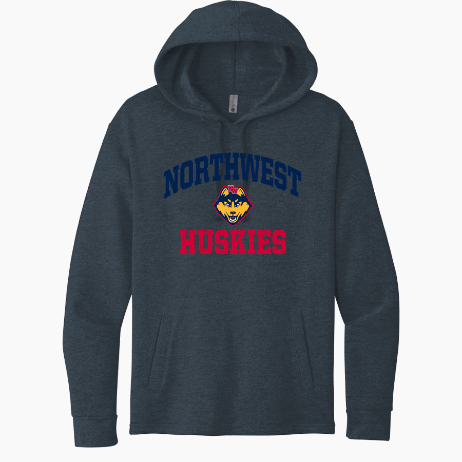 NORTHWEST HIGH SCHOOL HUSKIES <span class="pdp-name-mascot">NORTHWEST HUSKIES</span> Next Level Apparel Unisex Malibu Pullover Hoodie