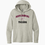 North Crawford Trojans Next Level Apparel Unisex Malibu Pullover Hoodie Front Thumbnail