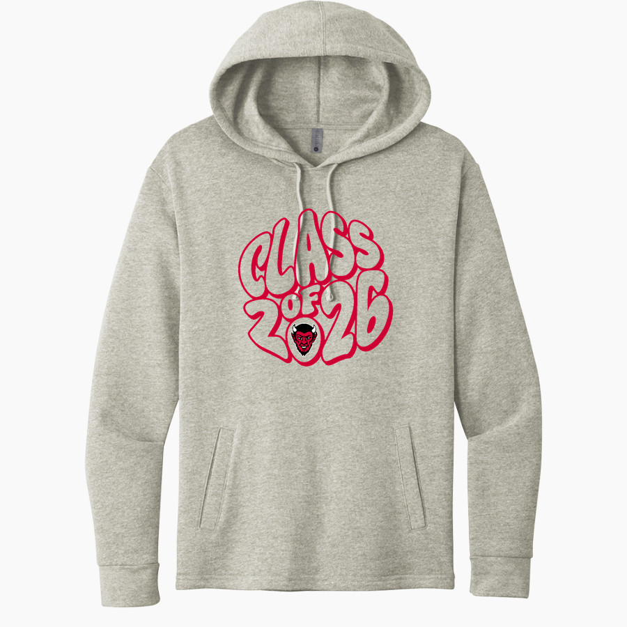 Chaffee Red Devils <span class="pdp-name-mascot">Chaffee Schools Red Devils</span> Next Level Apparel Unisex Malibu Pullover Hoodie