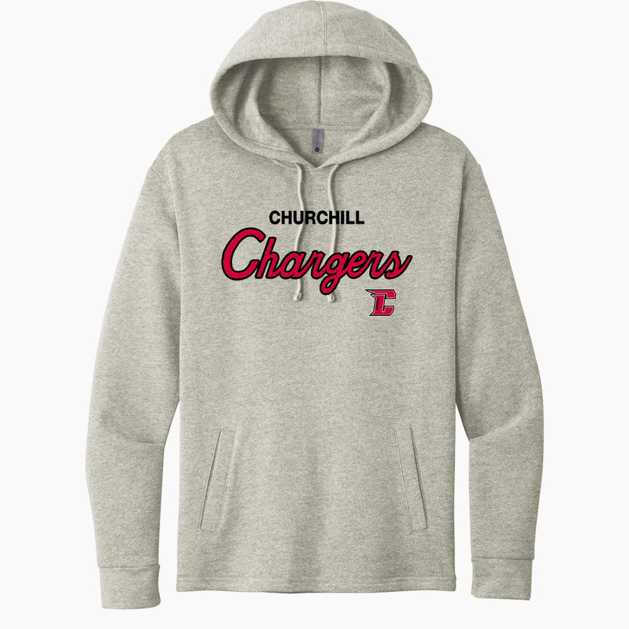 CHURCHILL HIGH SCHOOL CHARGERS Next Level Apparel Unisex Malibu Pullover Hoodie