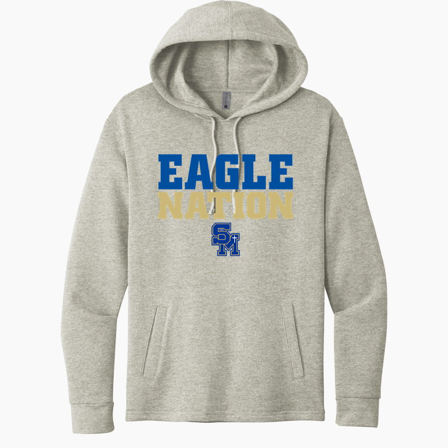 SMCHS Eagles Next Level Apparel Unisex Malibu Pullover Hoodie