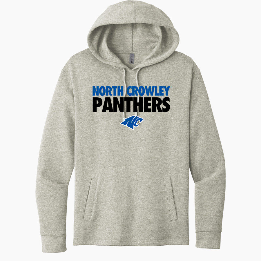 NORTH CROWLEY HIGH SCHOOL PANTHERS Next Level Apparel Unisex Malibu Pullover Hoodie
