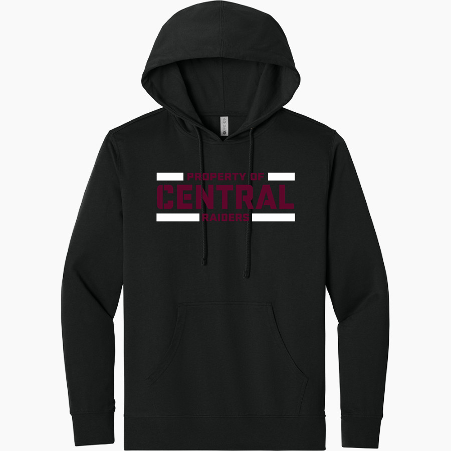 CENTRAL HIGH SCHOOL RAIDERS Next Level Apparel Men's Laguna Hoodie