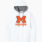 MUNISING HIGH SCHOOL MUSTANGS <span class="pdp-name-mascot">MUNISING MUSTANGS</span> Next Level Apparel Men's Laguna Hoodie Front Thumbnail