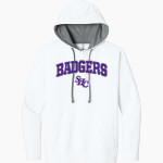 Spring Hill Badgers <span class="pdp-name-mascot">Spring Hill Badgers</span> Next Level Apparel Men's Laguna Hoodie Front Thumbnail