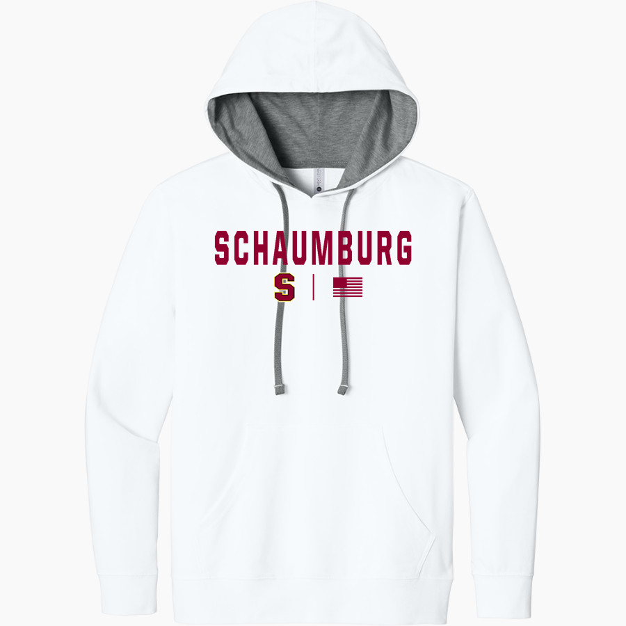 SCHAUMBURG HIGH SCHOOL SIEGIE <span class="pdp-name-mascot">SCHAUMBURG SIEGIE</span> Next Level Apparel Men's Laguna Hoodie