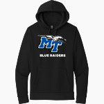 MTSU Blue Raiders Next Level Apparel Unisex Santa Cruz Pullover Hoodie Front Thumbnail