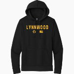 LYNNWOOD HIGH SCHOOL ROYALS <span class="pdp-name-mascot">LYNNWOOD ROYALS</span> Next Level Apparel Unisex Santa Cruz Pullover Hoodie Front Thumbnail