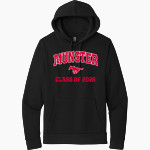MUNSTER HIGH SCHOOL MUSTANGS <span class="pdp-name-mascot">MUNSTER MUSTANGS</span> Next Level Apparel Unisex Santa Cruz Pullover Hoodie Front Thumbnail