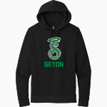 SETON HIGH SCHOOL SAINTS <span class="pdp-name-mascot">SETON SAINTS</span> Next Level Apparel Unisex Santa Cruz Pullover Hoodie Front Thumbnail