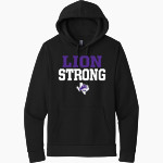 Johnson County Lions <span class="pdp-name-mascot">JOHNSON COUNTY SPORTS ASSOCIATION Lions</span> Next Level Apparel Unisex Santa Cruz Pullover Hoodie Front Thumbnail