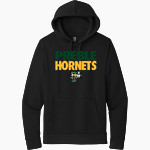 PREBLE HIGH SCHOOL HORNETS Next Level Apparel Unisex Santa Cruz Pullover Hoodie Front Thumbnail
