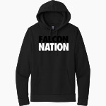 FOSTER HIGH SCHOOL FALCONS <span class="pdp-name-mascot">FOSTER FALCONS</span> Next Level Apparel Unisex Santa Cruz Pullover Hoodie Front Thumbnail